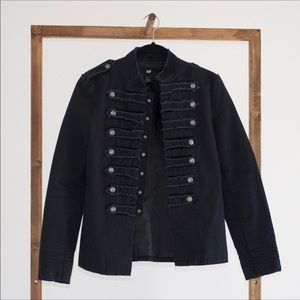 H&M Black Military Jacket